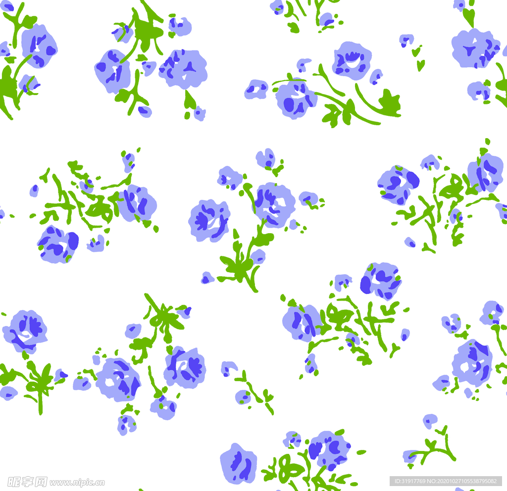 清新碎花