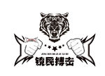 镜民搏击logo