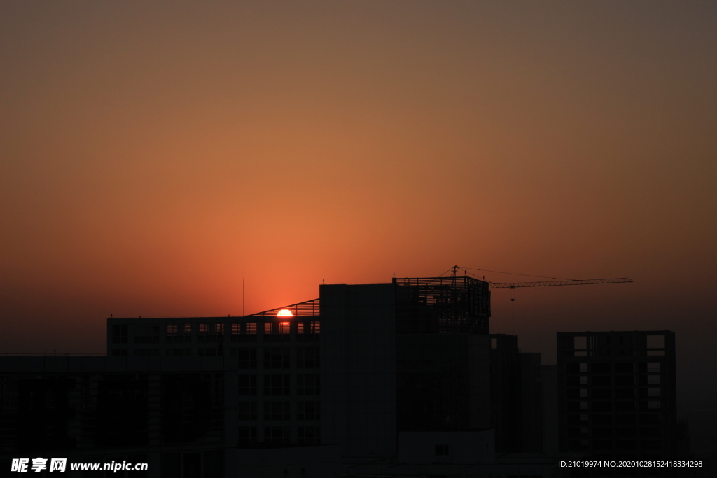 落日 余晖 夕阳