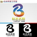 B字母logo