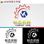 机械logo