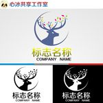 鹿logo