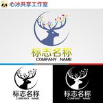 鹿logo