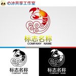 虾logo