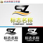 SZ字母logo