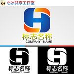 H字母logo