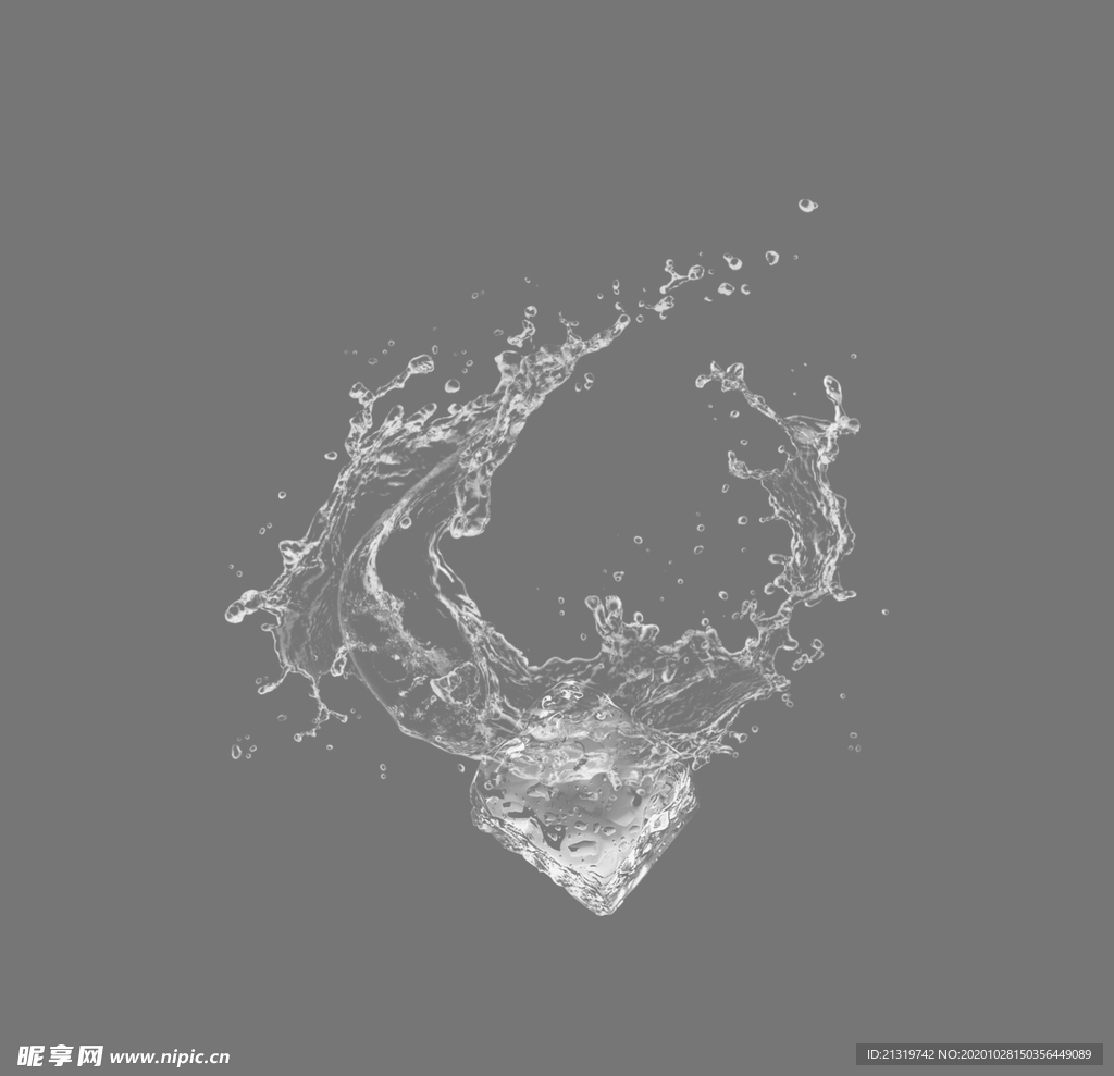 水花素材