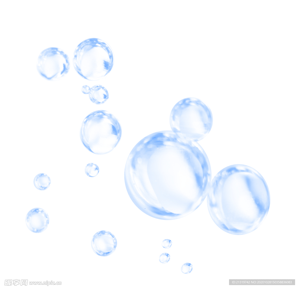 水泡素材