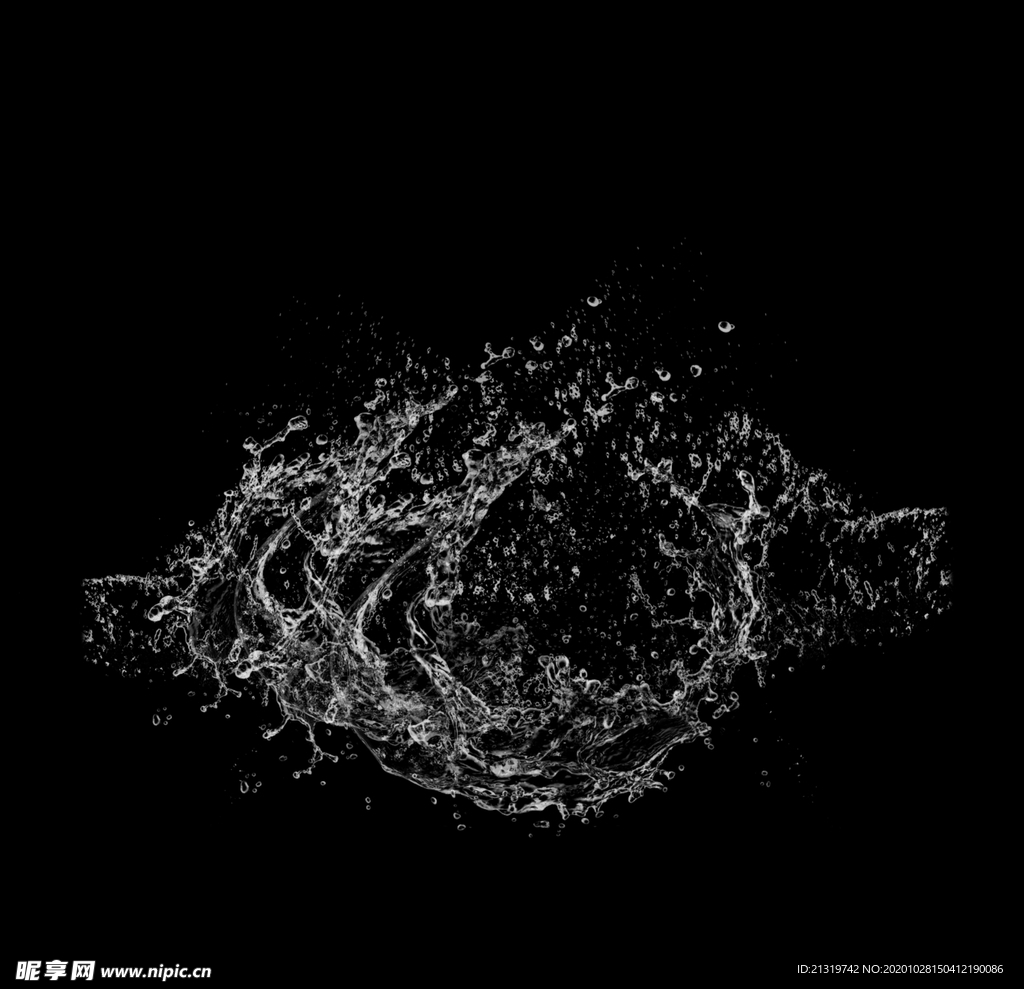 水花素材