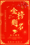 金榜题名海报
