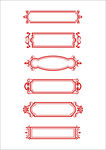 中式边框花纹装饰边框