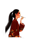 国潮人物手绘