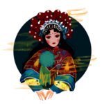 国潮人物手绘