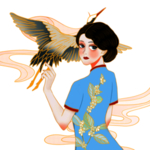国潮人物手绘