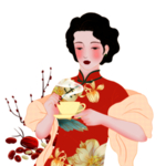 国潮人物手绘