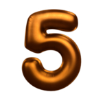 5艺术字 5
