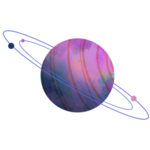 星球宇宙星空插画背景素材