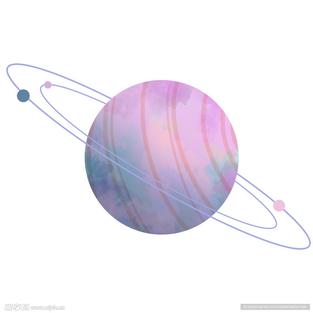星球宇宙星空插画背景素材