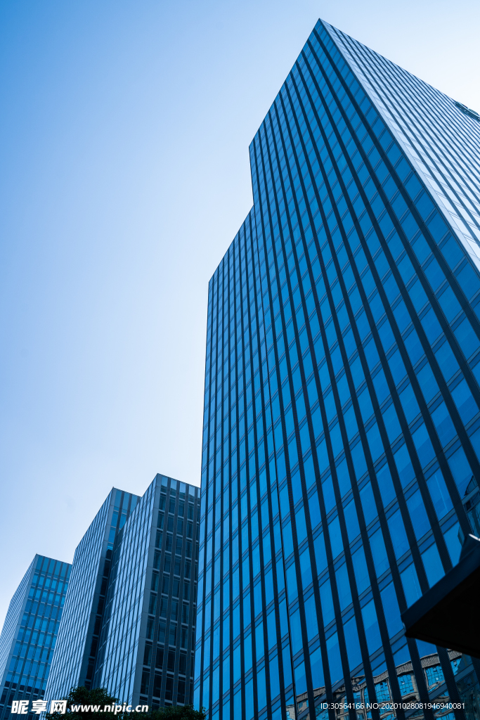 高楼建筑城市景观背景海报素材