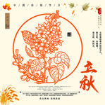 中国传统二十四节气之立秋