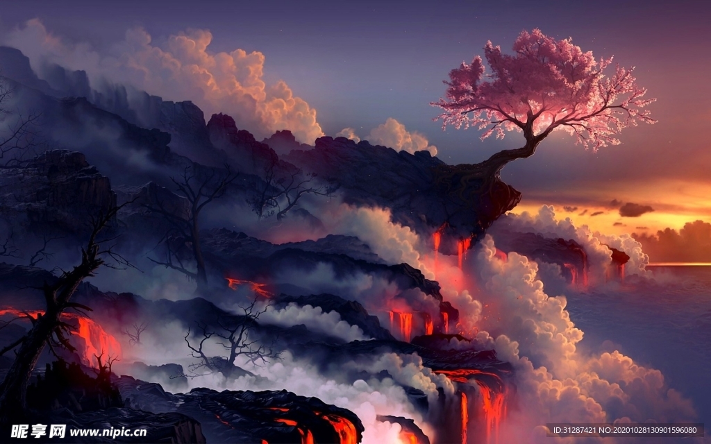 火山桃花