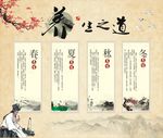 养生之道 养身 美容 背景