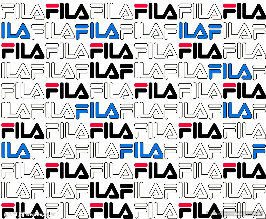 FILA  斐乐大牌印花