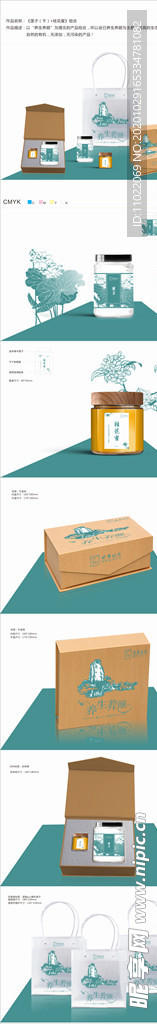 包装纸盒 展示效果图 素材盒形