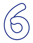 卡通数字