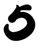 卡通数字