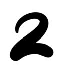 卡通数字