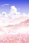 中国风背景 卡通背景