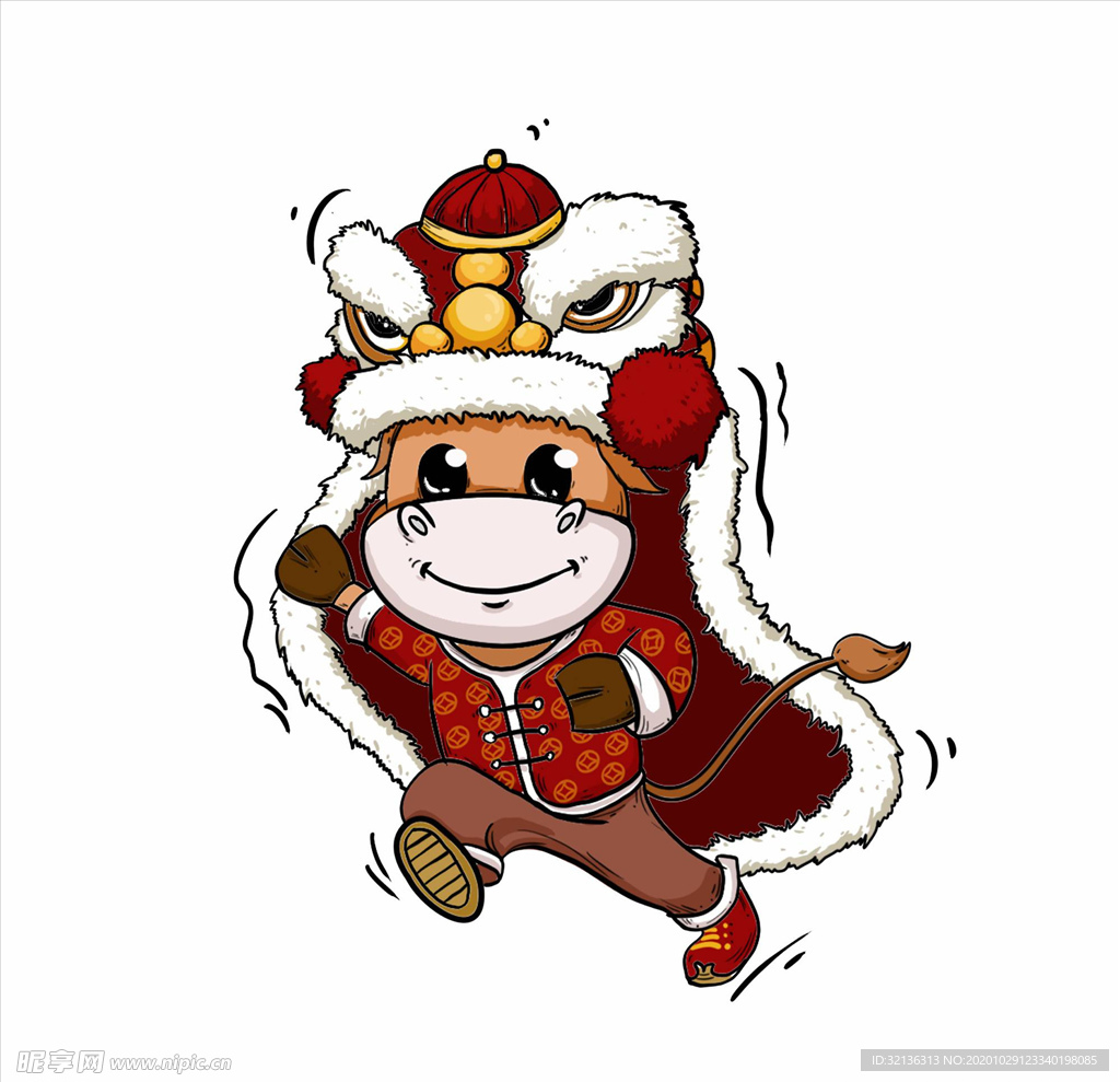 卡通牛