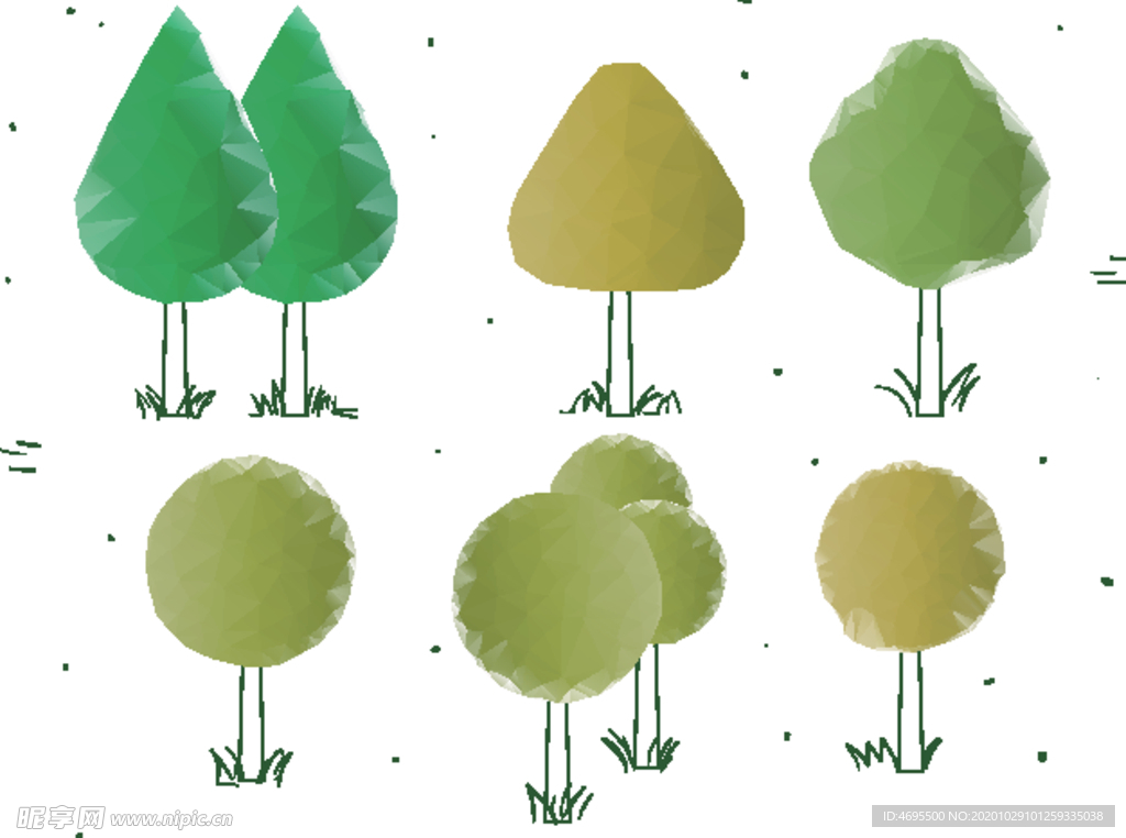 创意树矢量图