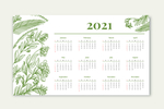 2021日历
