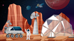 卡通太空宇宙