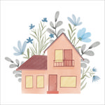 水彩小屋