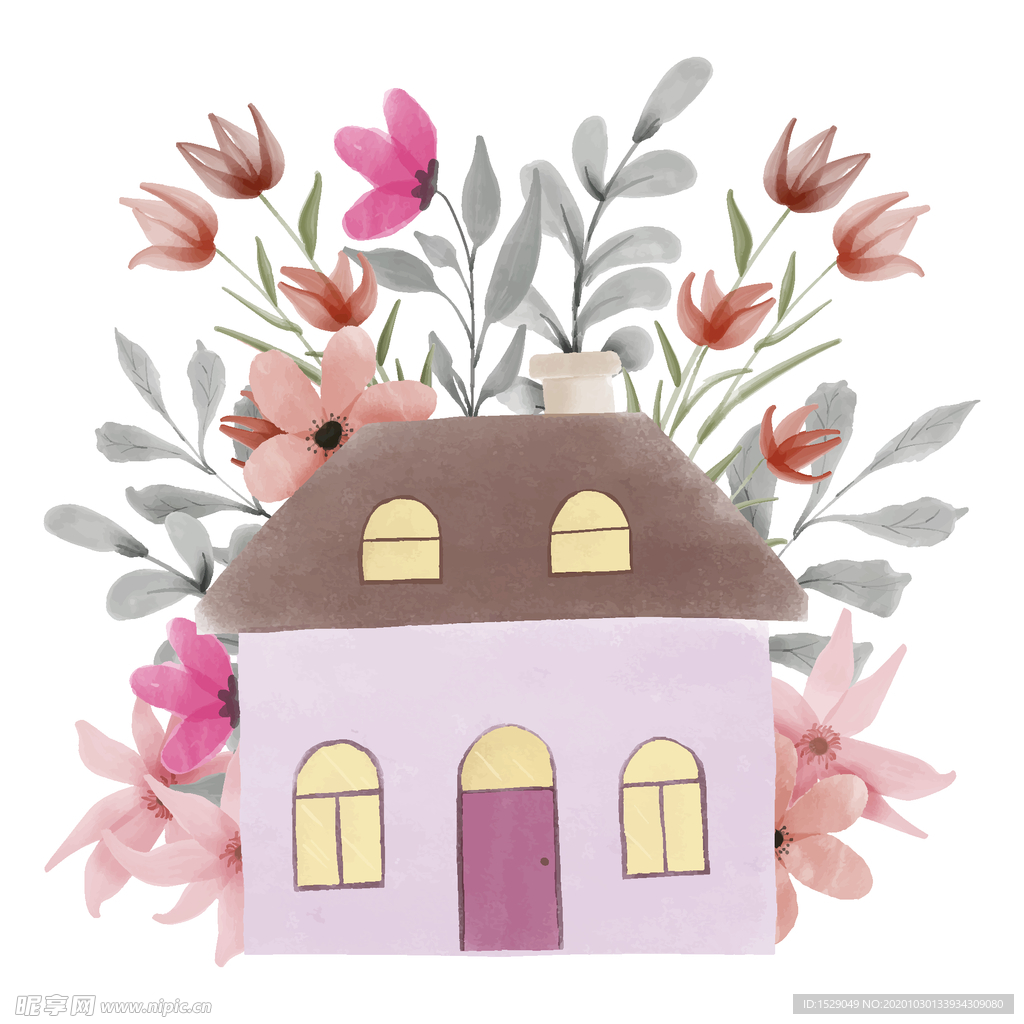 水彩小屋