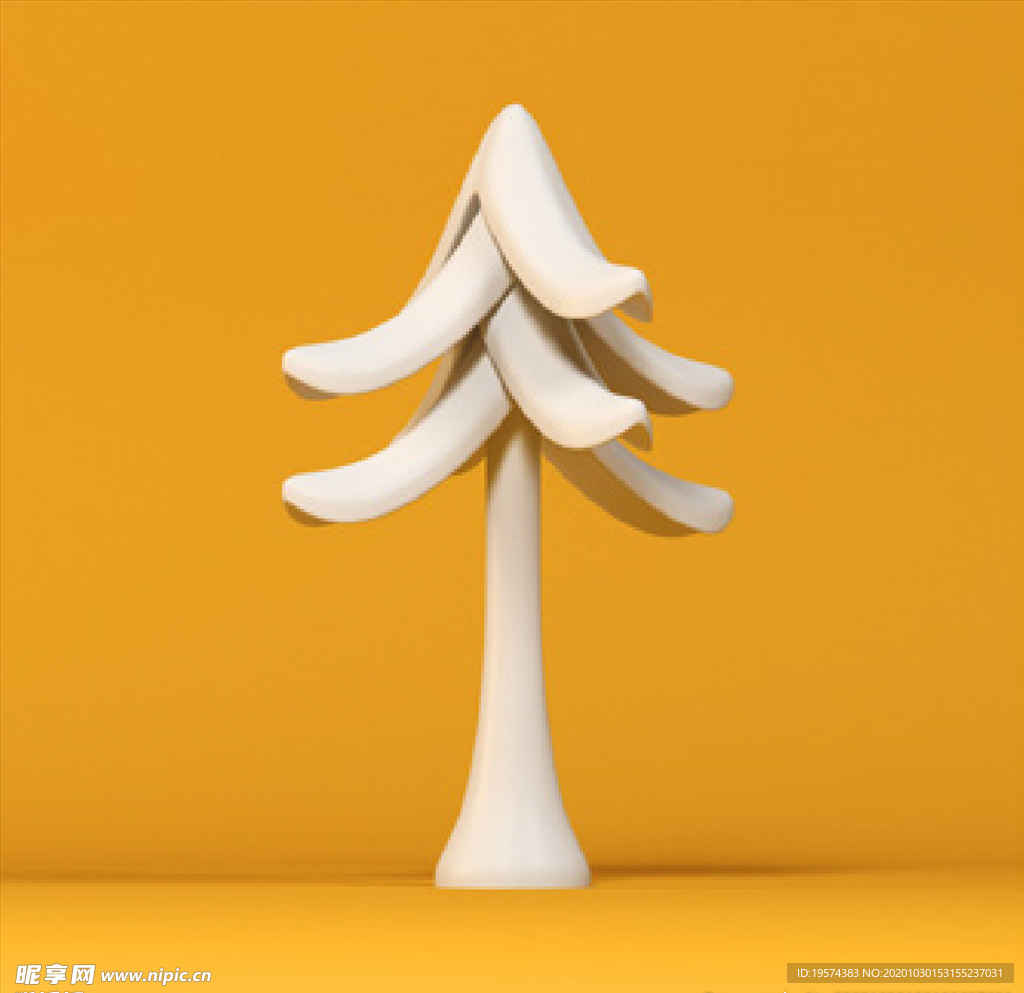 香蕉树模型