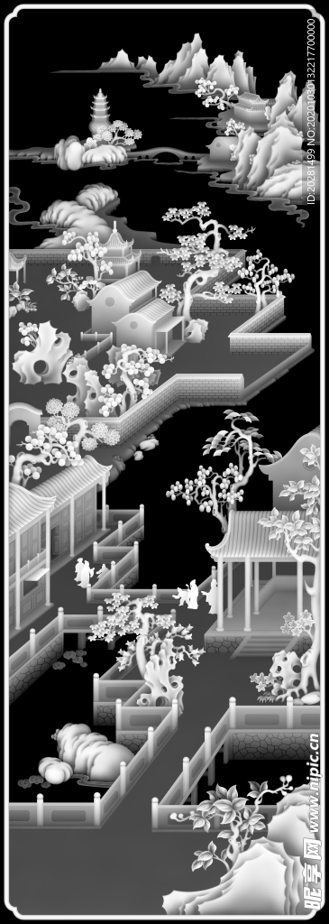 精雕图 浮雕图 灰度图 黑白图