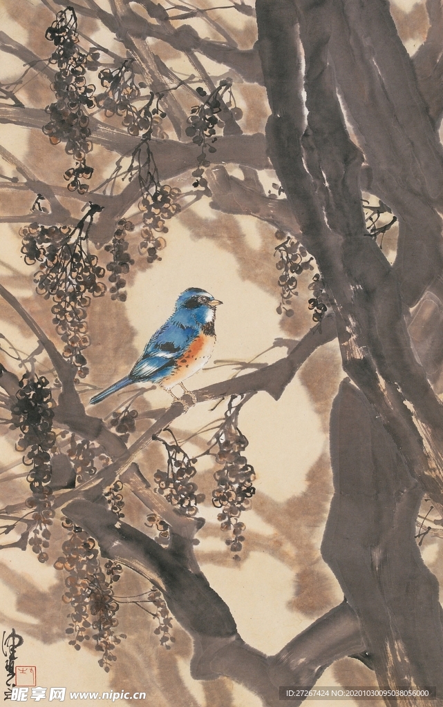 中国山水字画