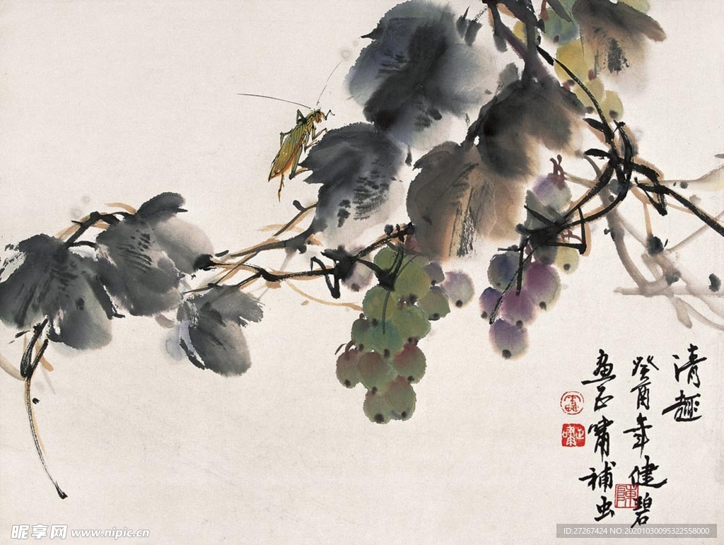 中国山水字画