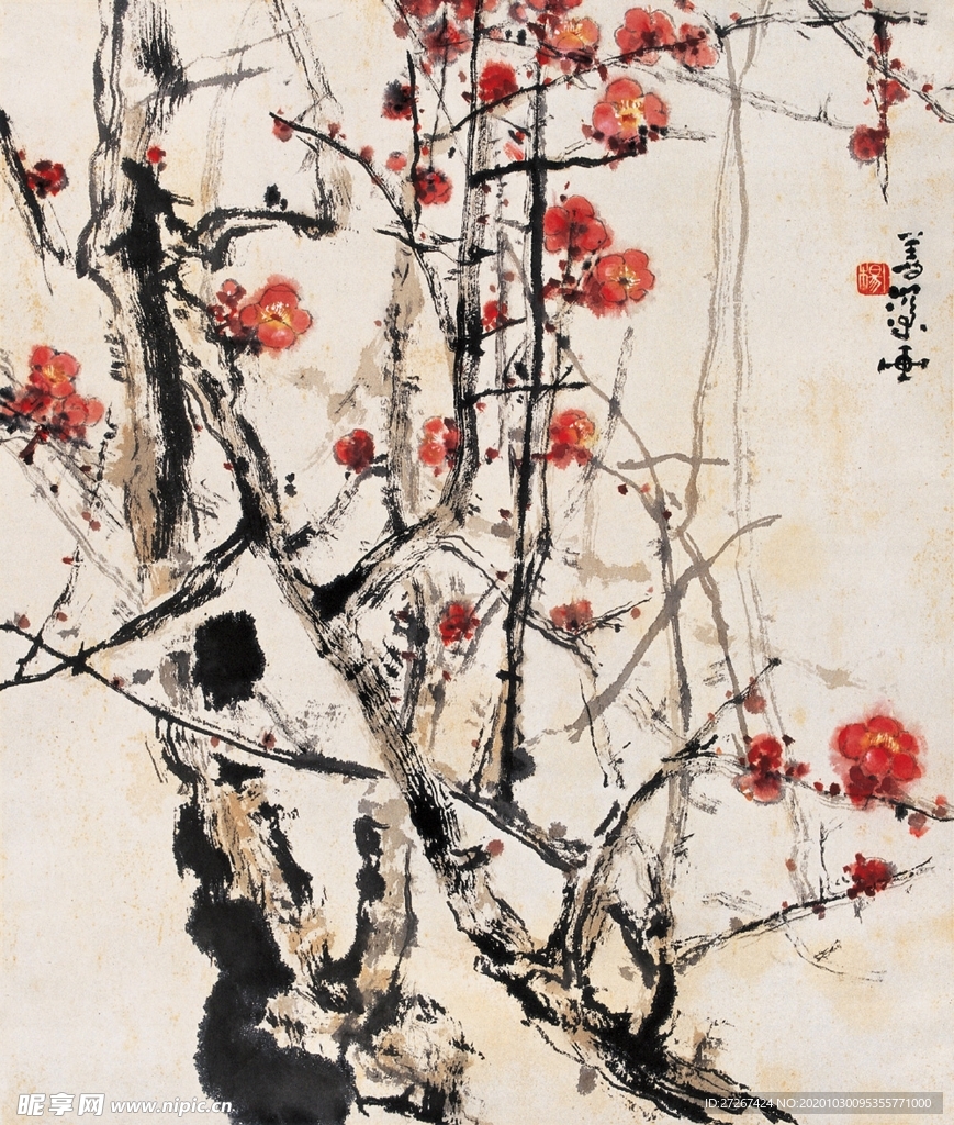 中国山水字画