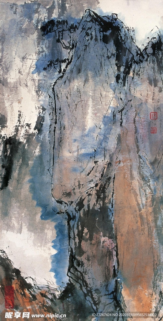 中国山水字画