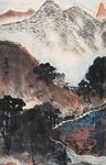 中国风山水字画