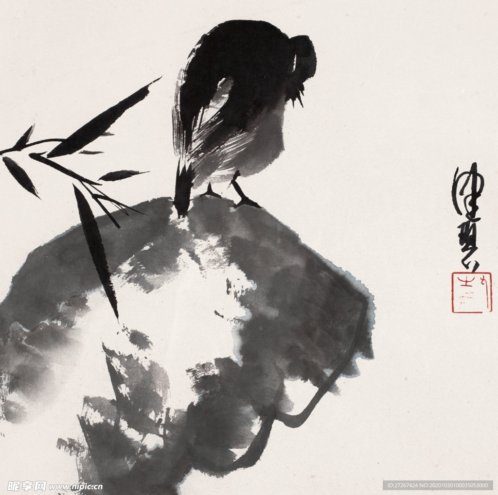 中国山水字画