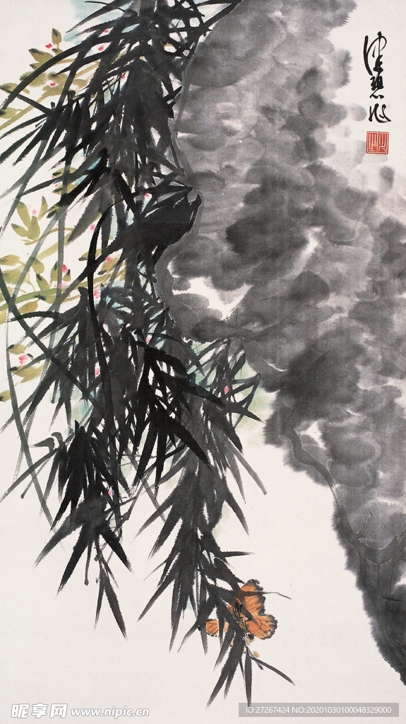 中国山水字画