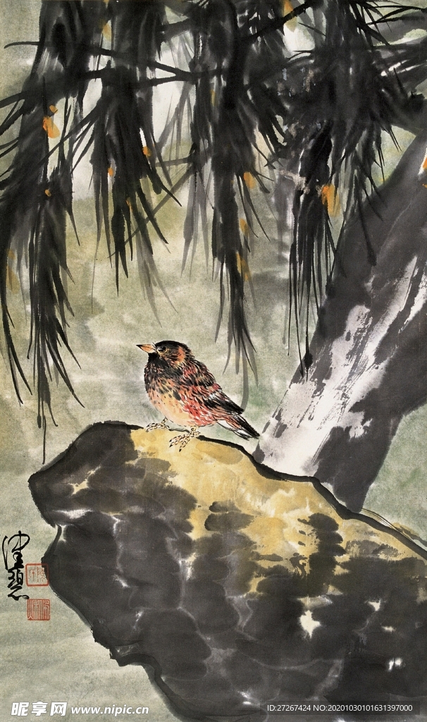 高清山水字画 中国风 水墨画