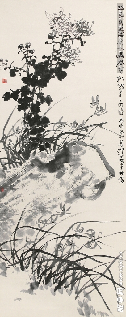 高清山水字画 中国风 水墨画