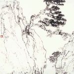 高清山水字画  中国风水墨画